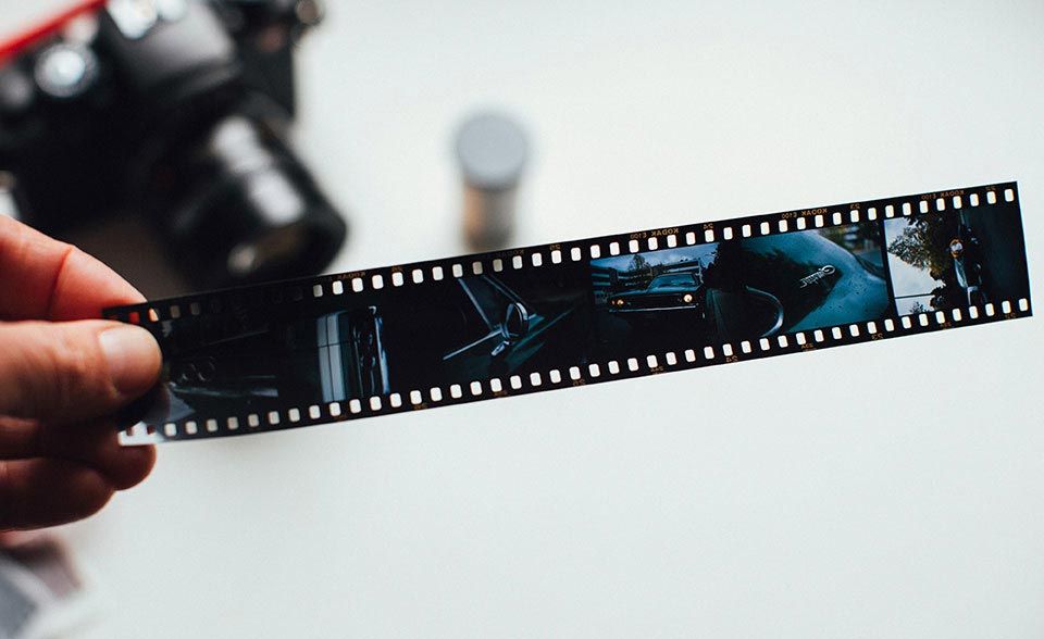 Disposable camera film being developed in Irish photo lab
